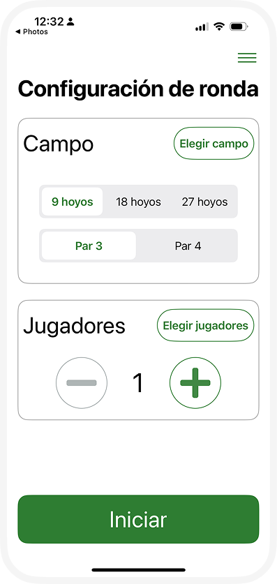 Ronda por defecto Under Par