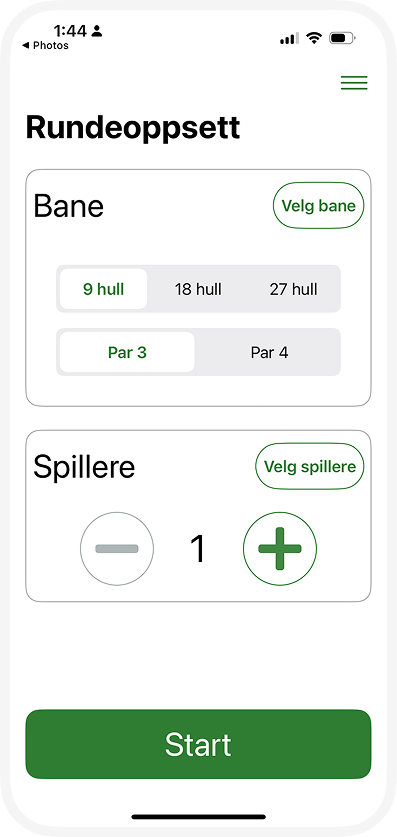 Under Par standard runde